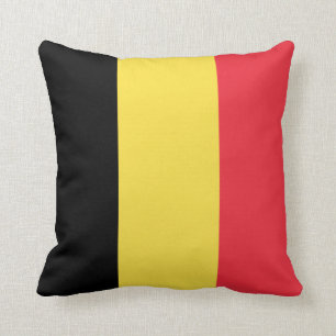 Belgium (Belgian) Flag Cushion