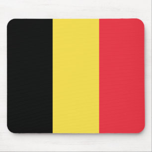 Belgium (Belgian) Flag Mouse Mat