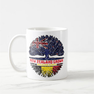 Belgium Belgian New Zealander New Zealand Tree Coffee Mug