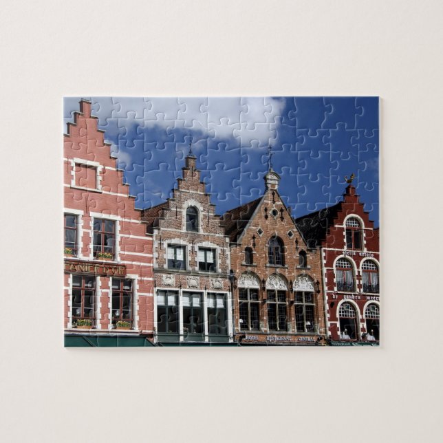 Belgium, Brugge (aka Brug or Bruge). UNESCO 2 Jigsaw Puzzle (Horizontal)