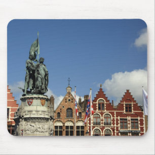Belgium, Brugge (aka Brug or Bruge). UNESCO Mouse Mat