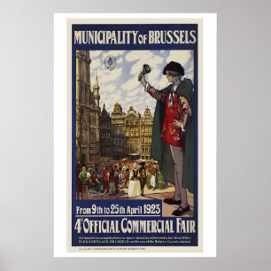 Belgium Brussel 4th Official Commercial Fair Poster