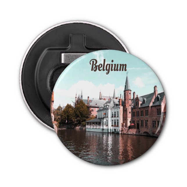Belgium Brussels Canal Bottle Opener (Front)