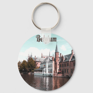Belgium Brussels Canal Key Ring