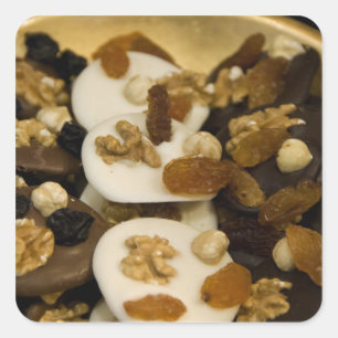 Belgium, Brussels. World famous Belgium 2 Square Sticker