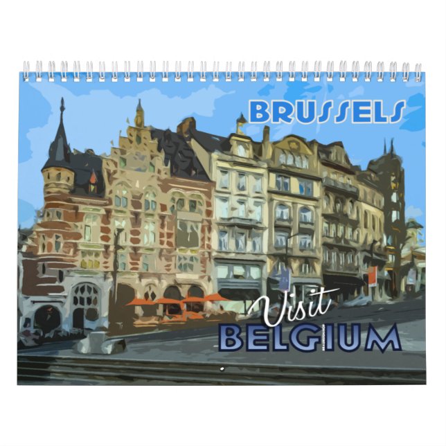 Belgium Calendar 2023 from serie Visit... (Cover)