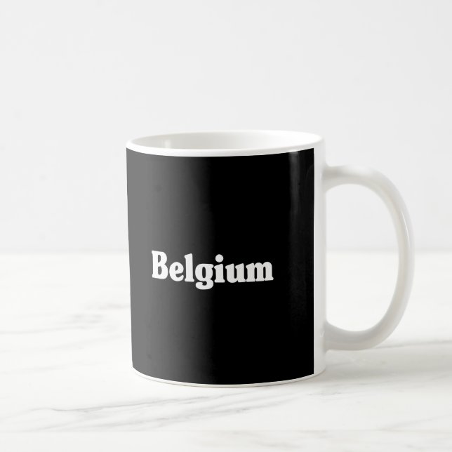 Belgium Classic Style Coffee Mug (Right)