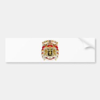 Belgium Coat of Arms Bumper Sticker