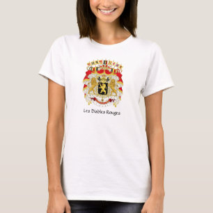 Belgium Coat of Arms Les Diables Rouges T-Shirt