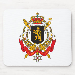 Belgium Coat of Arms Mousepad