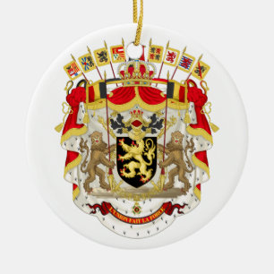 Belgium Coat of Arms Ornament