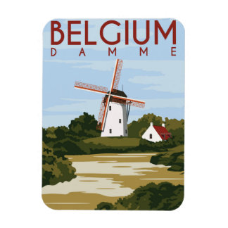Belgium Damme Magnet