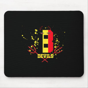 Belgium Devils Soccer Sport Mouse Mat