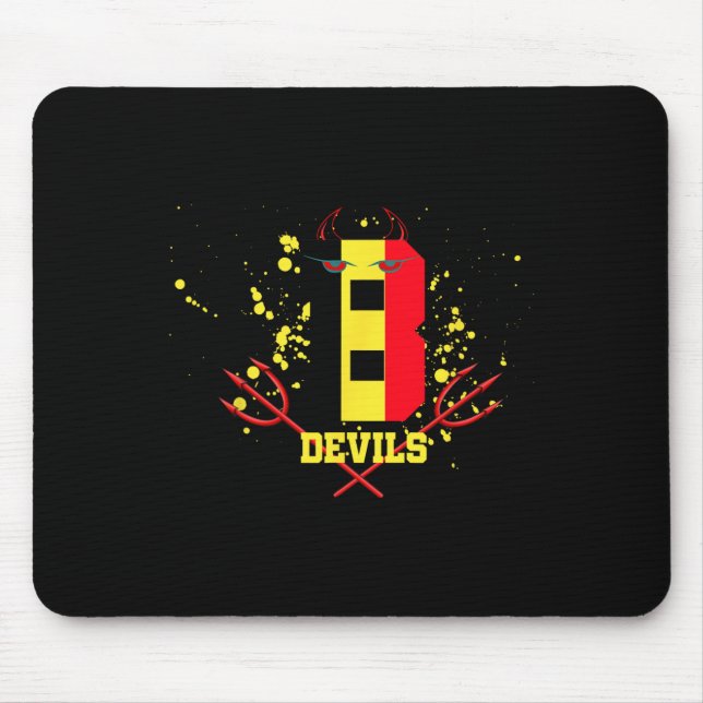 Belgium Devils Soccer Sport  Mouse Mat (Front)