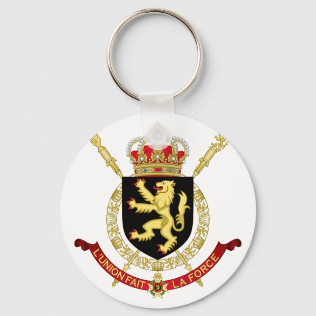 belgium emblem key ring (Front)