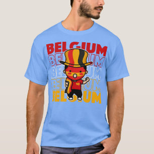 Belgium  Fan Kawaii Cute Belgian Supporter T-Shirt
