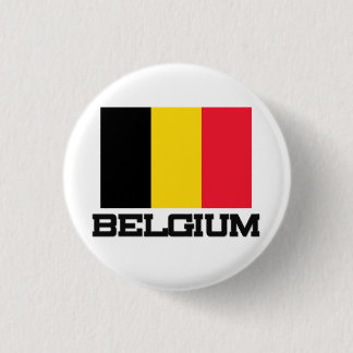 Belgium Flag 3 Cm Round Badge