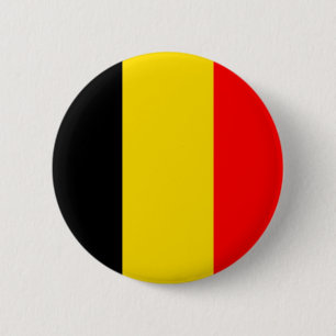Belgium Flag 6 Cm Round Badge