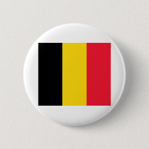 Belgium Flag 6 Cm Round Badge