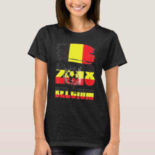 Belgium Flag Bel Soccer Football T-Shirt