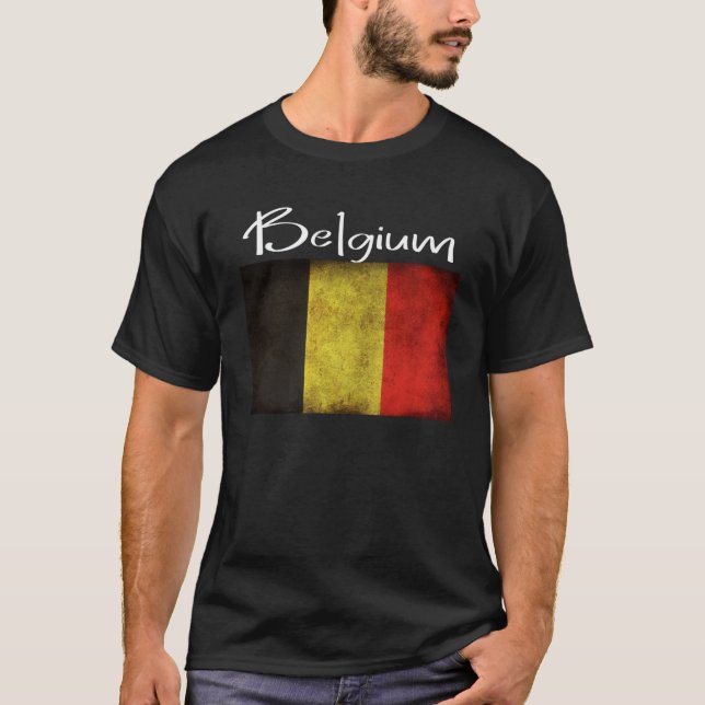 Belgium Flag Belgian Belgium for women men T-Shirt (Front)