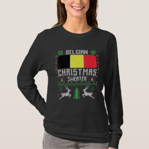 Belgium Flag Belgian Christmas Sweater