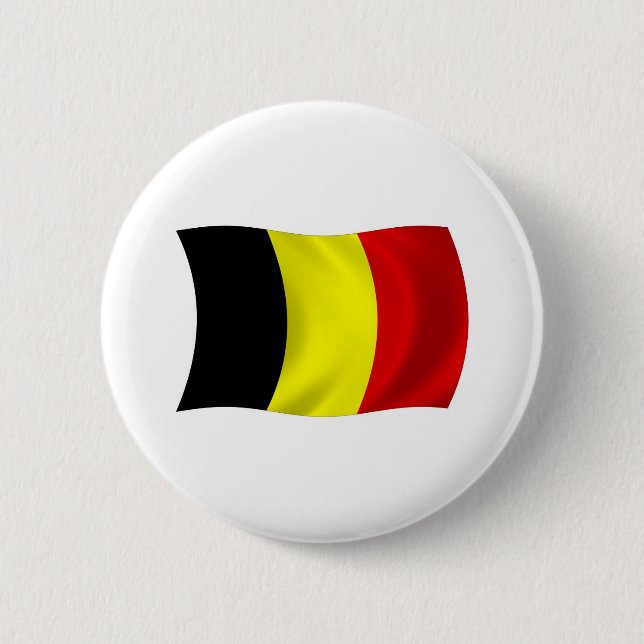 Belgium Flag Button (Front)