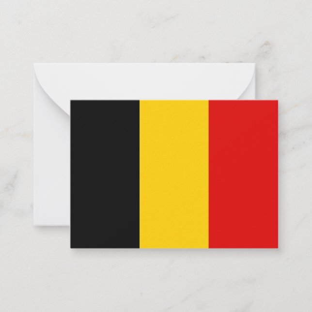 Belgium flag card (Front)