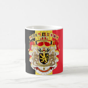 Belgium Flag & COA Coffee Mug