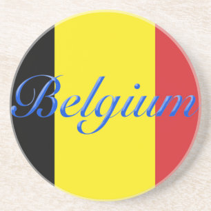 Belgium flag coaster