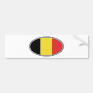 Belgium flag design! bumper sticker
