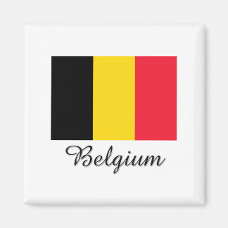 Belgium Flag Design Magnet