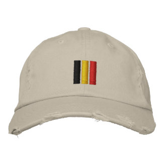 Belgium Flag Embroidered Hat