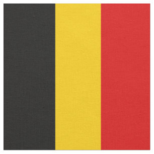 Belgium flag fabric