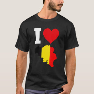 Belgium Flag for Belgium   I Love Belgium T-Shirt