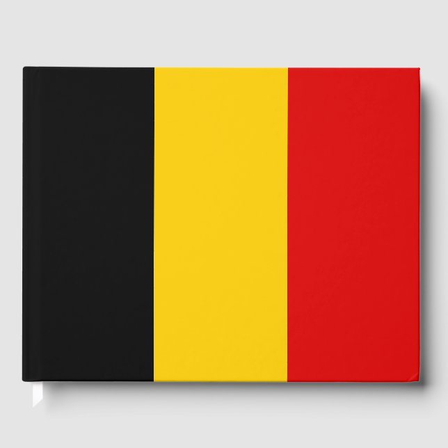 Belgium flag guest book (Front)