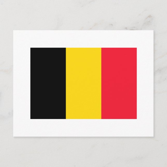 Belgium FLAG International Postcard (Front)