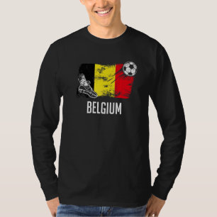 Belgium Flag Jersey Belgian Soccer Team Belgian T-Shirt