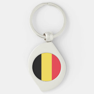 Belgium Flag Key Ring