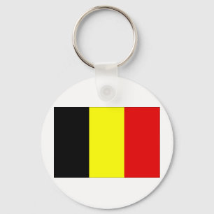 Belgium Flag Key Ring