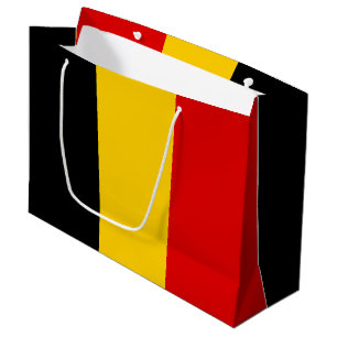 Belgium flag large gift bag
