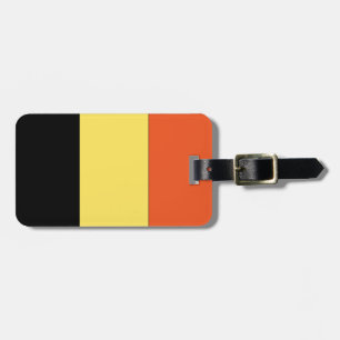 Belgium Flag Luggage Tag