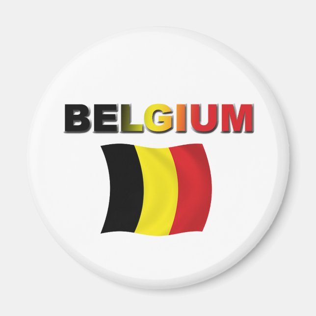 Belgium Flag Magnet (Front)