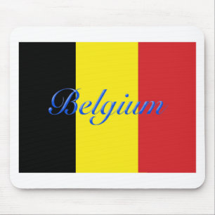 Belgium flag mouse mat
