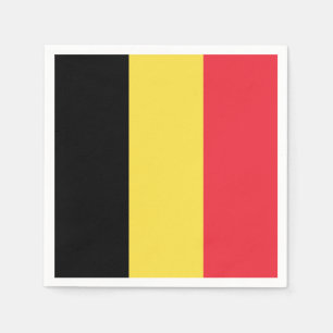Belgium Flag Napkin