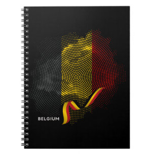 Belgium Flag Notebook