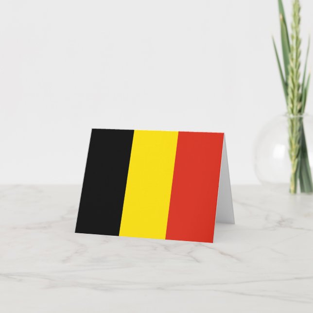 Belgium Flag Notecard (Front)