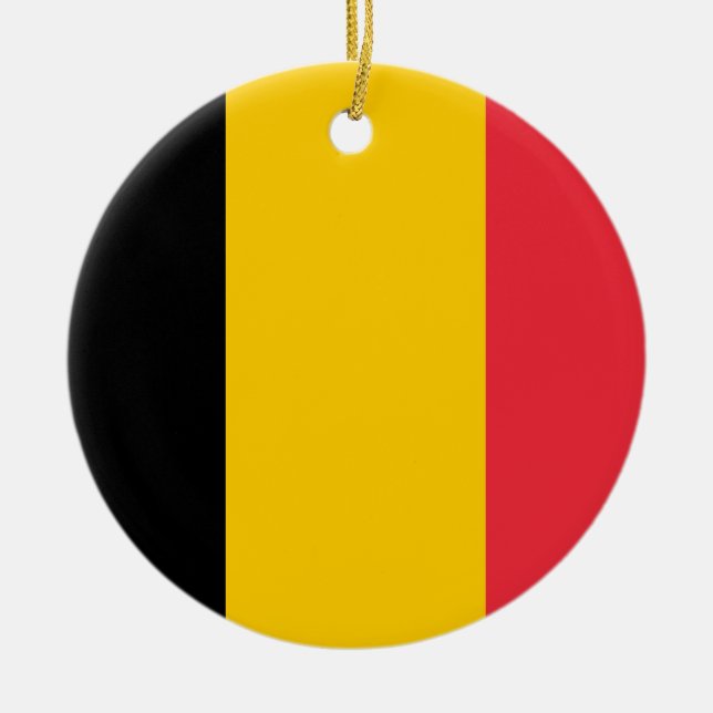 Belgium Flag Ornament (Front)