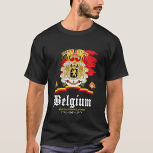 Belgium Flag Outfit Idea For Men & Novelty Belgian T-Shirt