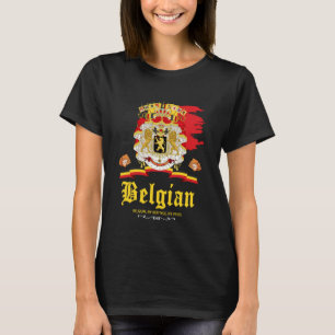 Belgium Flag Outfit Idea For Women & Novelty Belgi T-Shirt